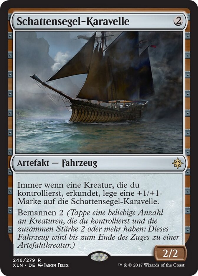 Schattensegel-Karavelle