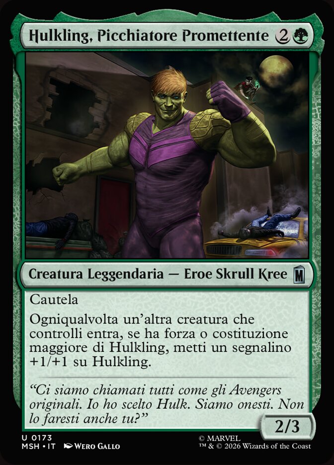 Hulkling, Picchiatore Promettente