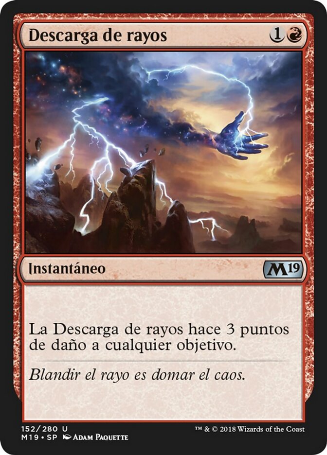 Descarga de rayos
