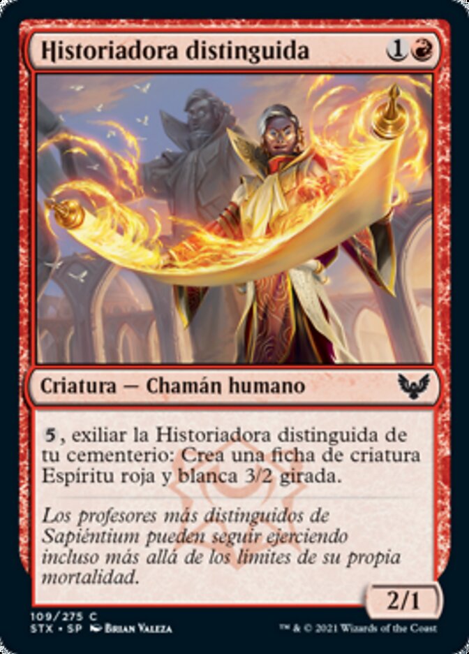 Historiadora distinguida