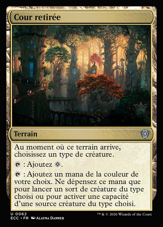 Cour retirée