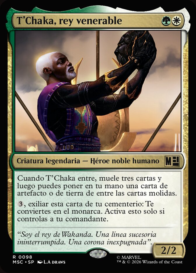 T'Chaka, rey venerable