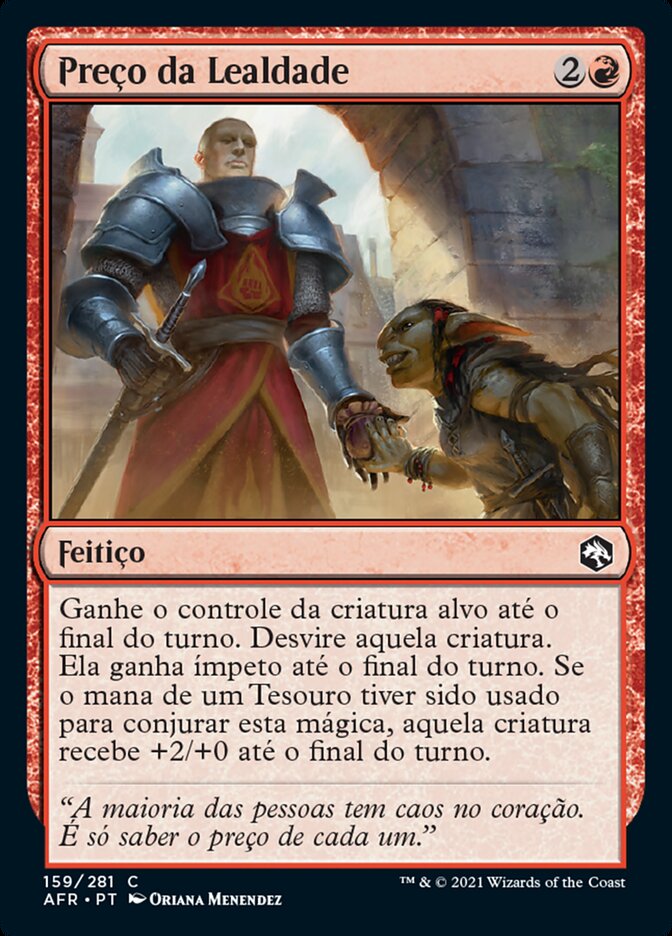 Preço da Lealdade