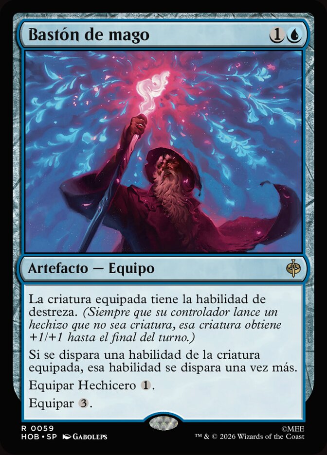 Bastón de mago