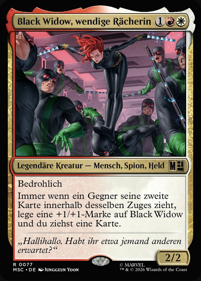 Black Widow, wendige Rächerin