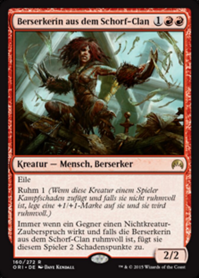 Berserkerin aus dem Schorf-Clan