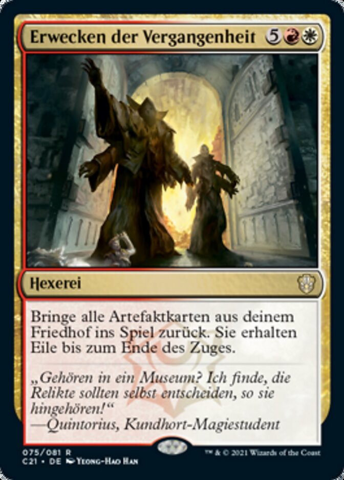 Erwecken der Vergangenheit