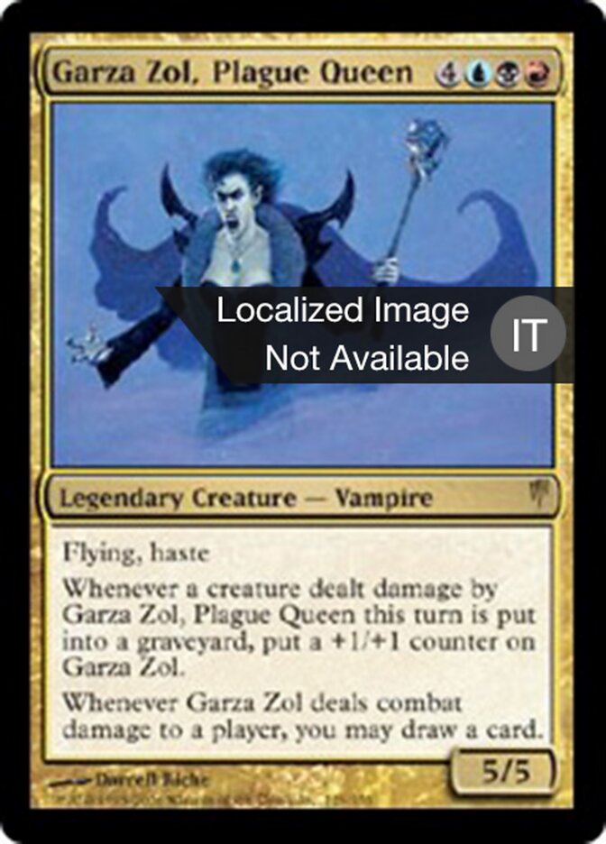 Garza Zol, Regina della Peste