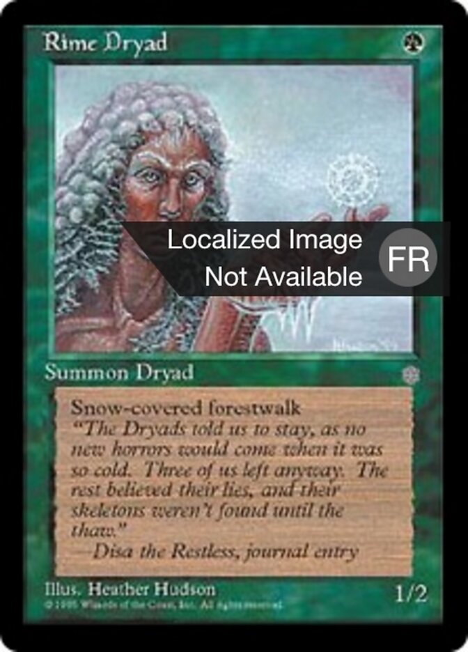 Dryade des frimas