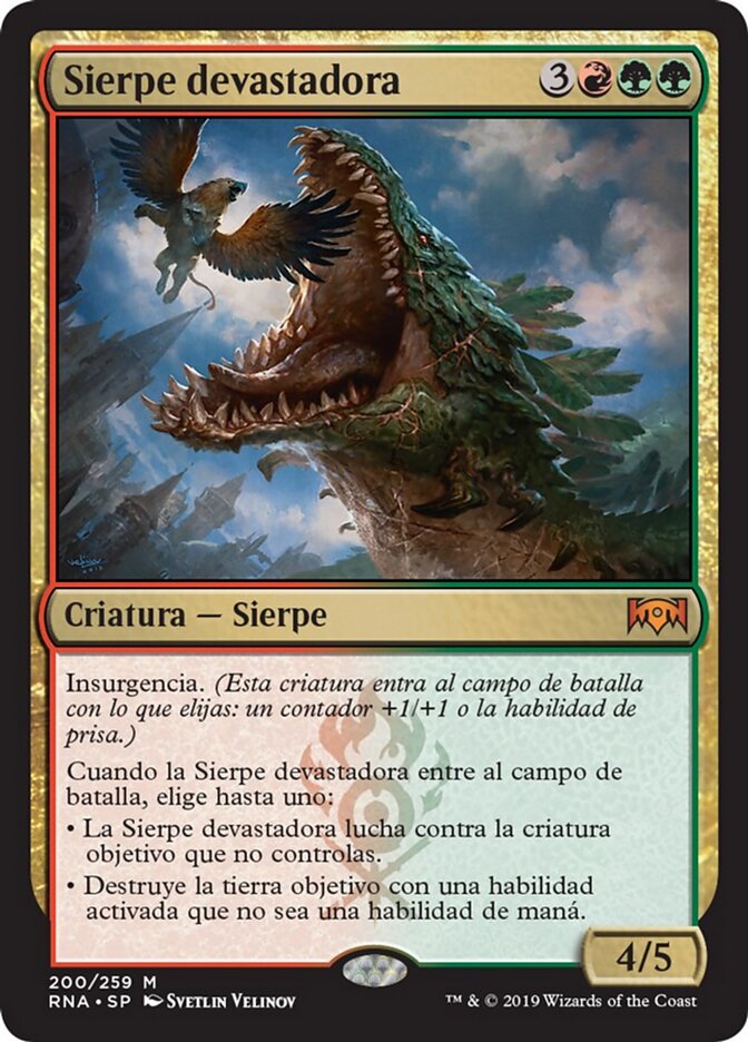 Sierpe devastadora