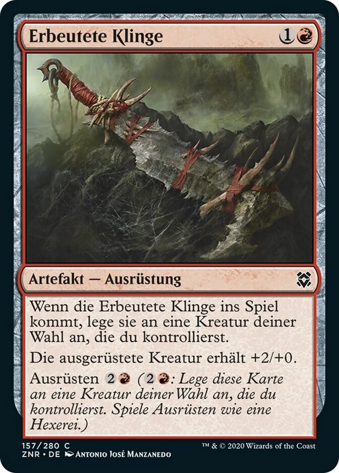 Erbeutete Klinge