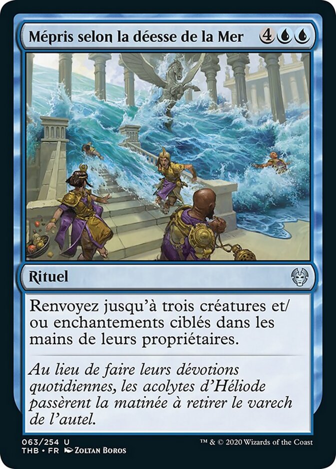 Mépris selon la déesse de la Mer