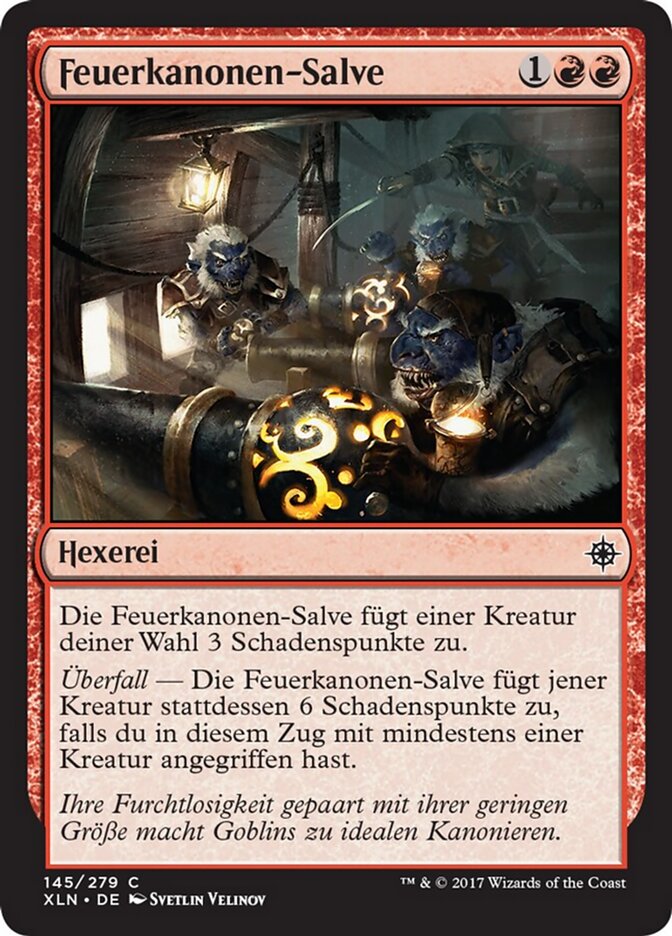 Feuerkanonen-Salve