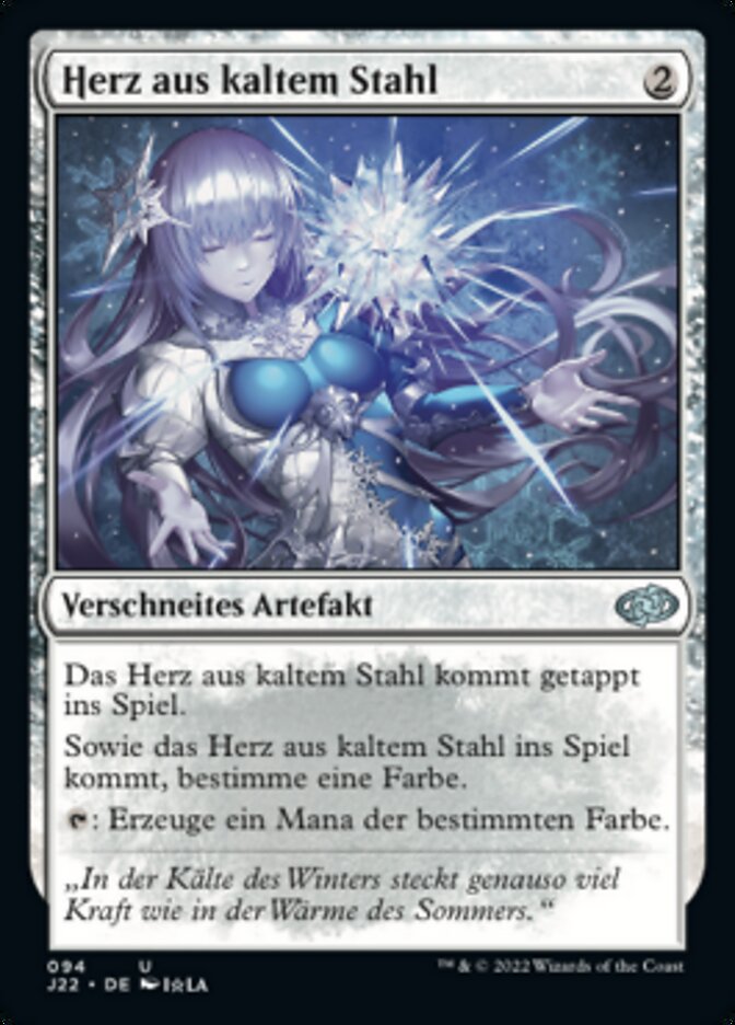 Herz aus kaltem Stahl