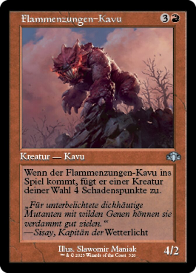 Flammenzungen-Kavu