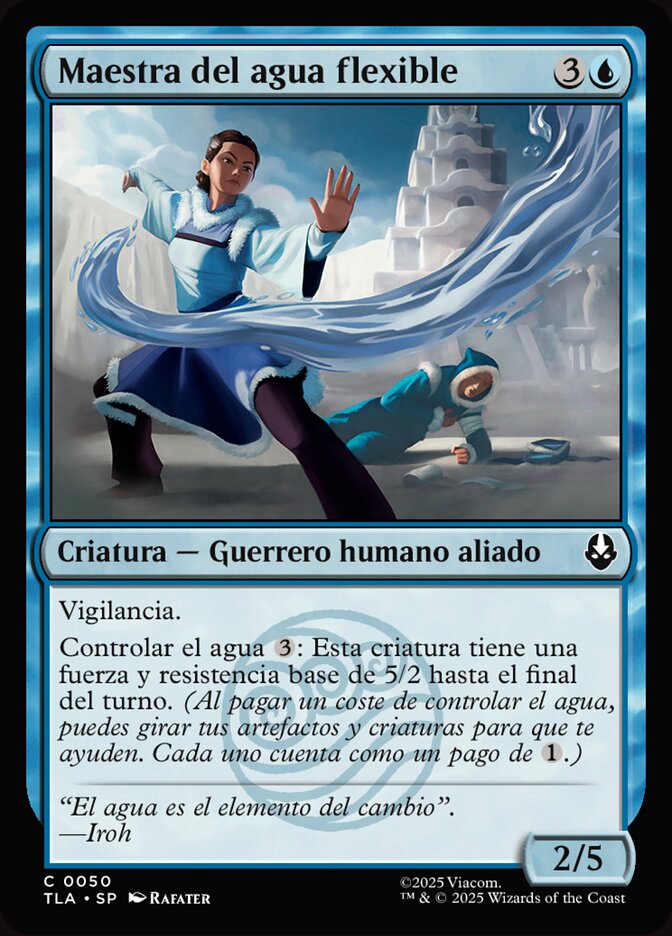 Maestra del agua flexible