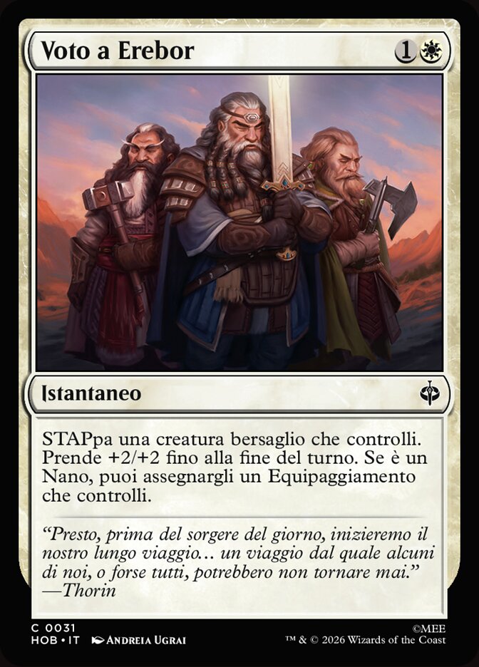 Voto a Erebor