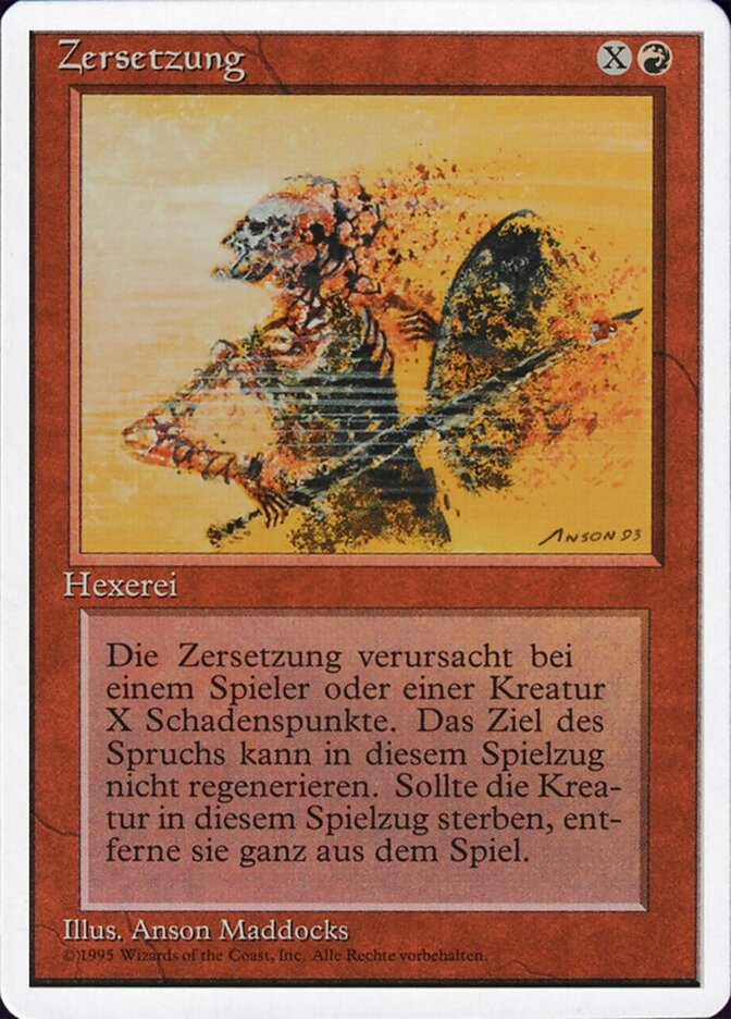 Zersetzung