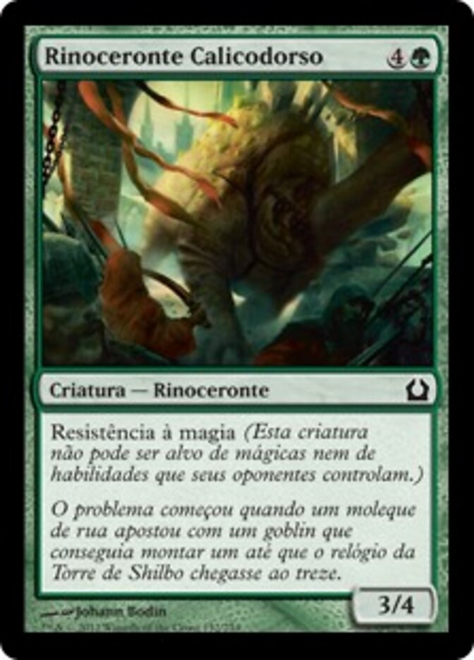 Rinoceronte Calicodorso