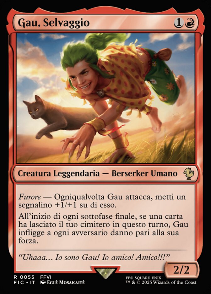 Gau, Selvaggio