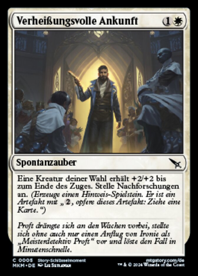 Verheißungsvolle Ankunft