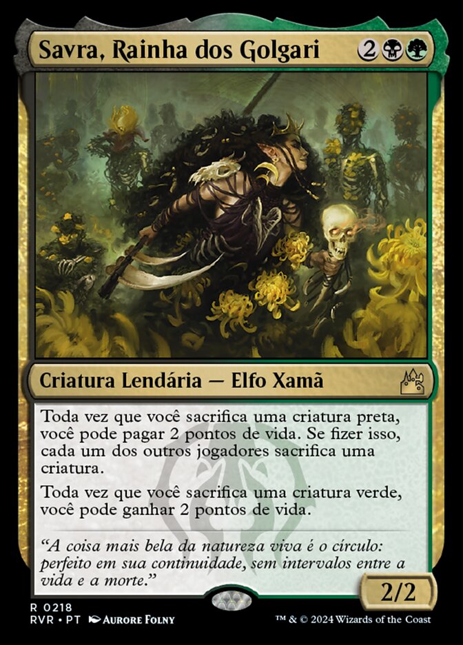 Savra, Rainha dos Golgari
