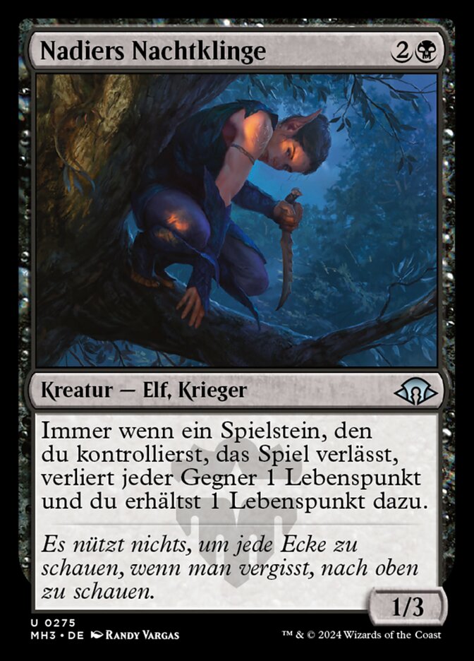 Nadiers Nachtklinge