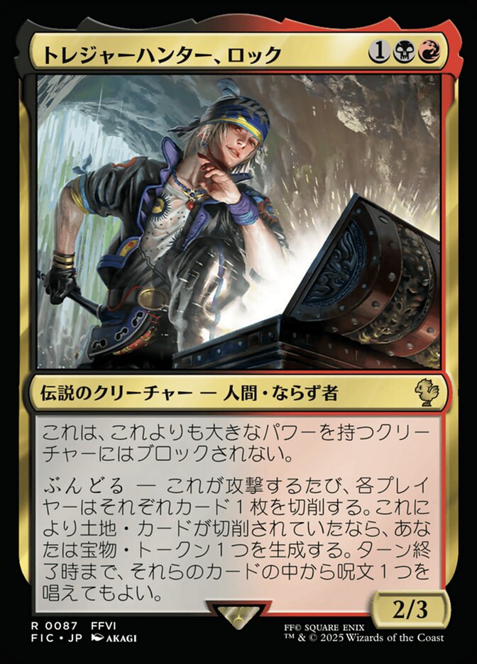 トレジャーハンター、ロック
