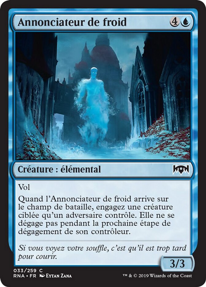 Annonciateur de froid
