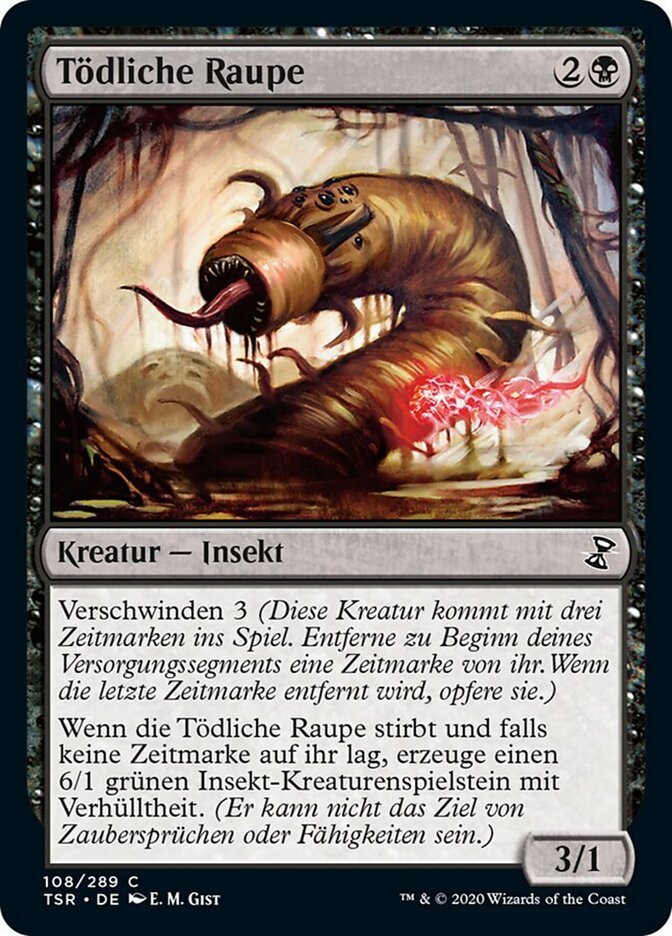 Tödliche Raupe