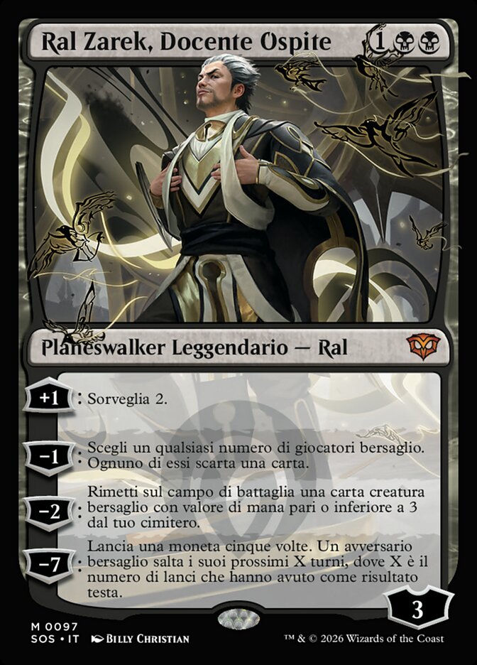 Ral Zarek, Docente Ospite