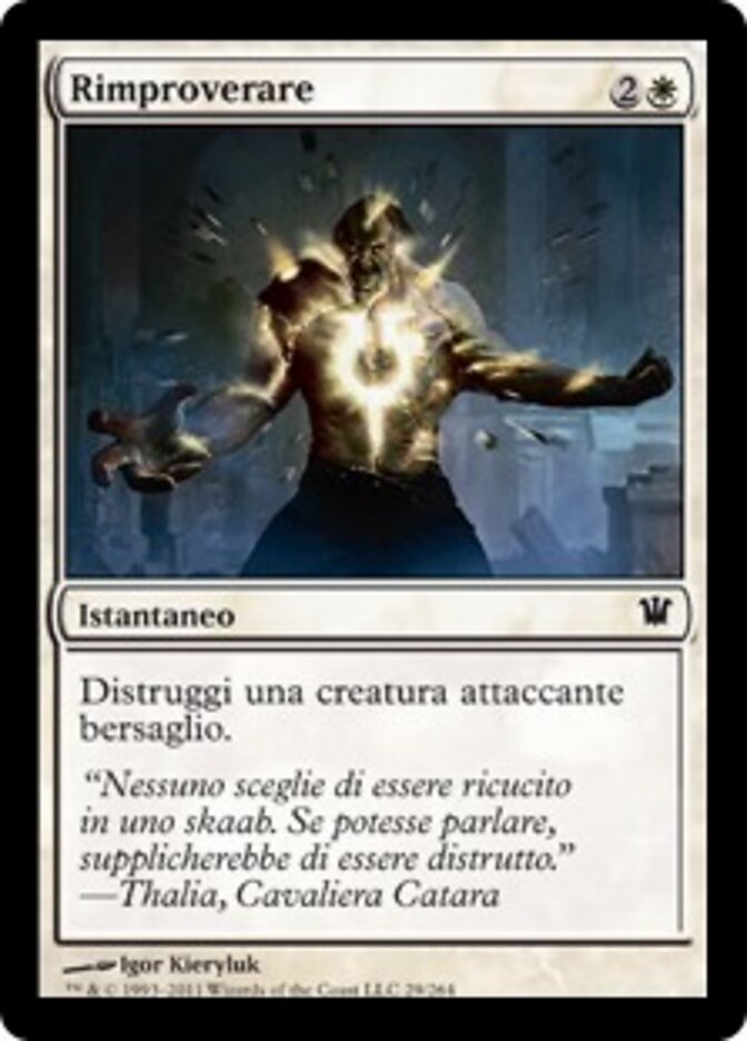 Rimproverare