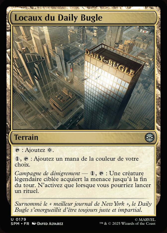 Locaux du Daily Bugle
