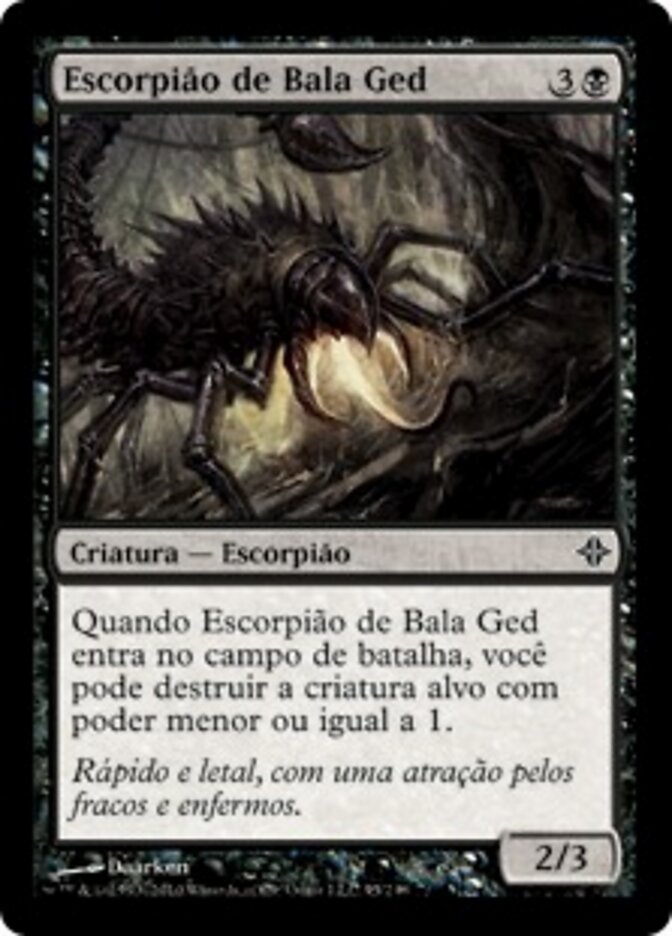Escorpião de Bala Ged