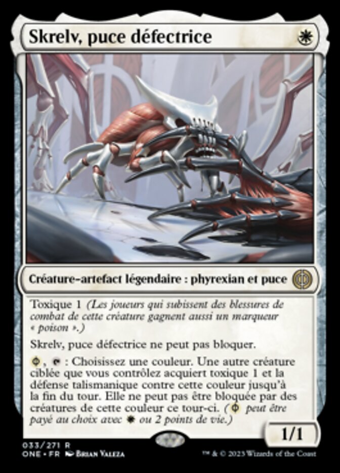 Skrelv, puce défectrice