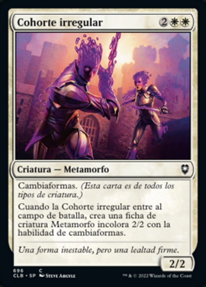 Cohorte irregular