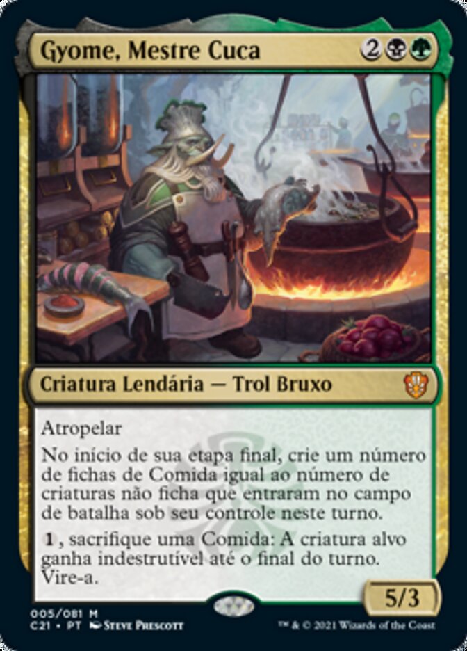 Gyome, Mestre Cuca