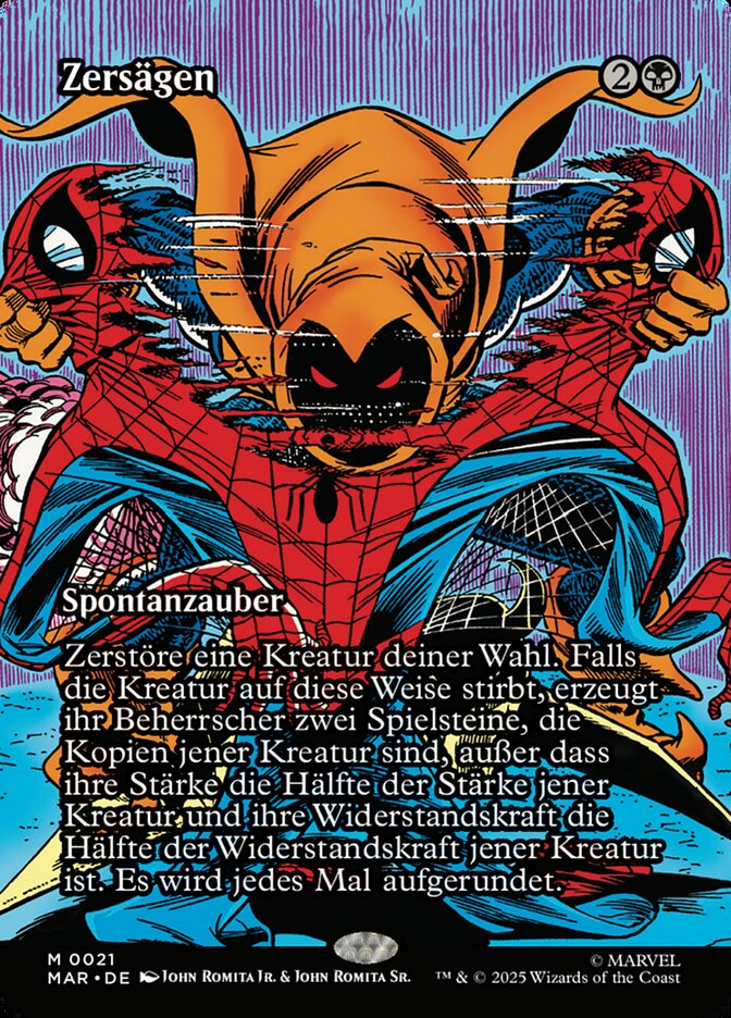 Zersägen