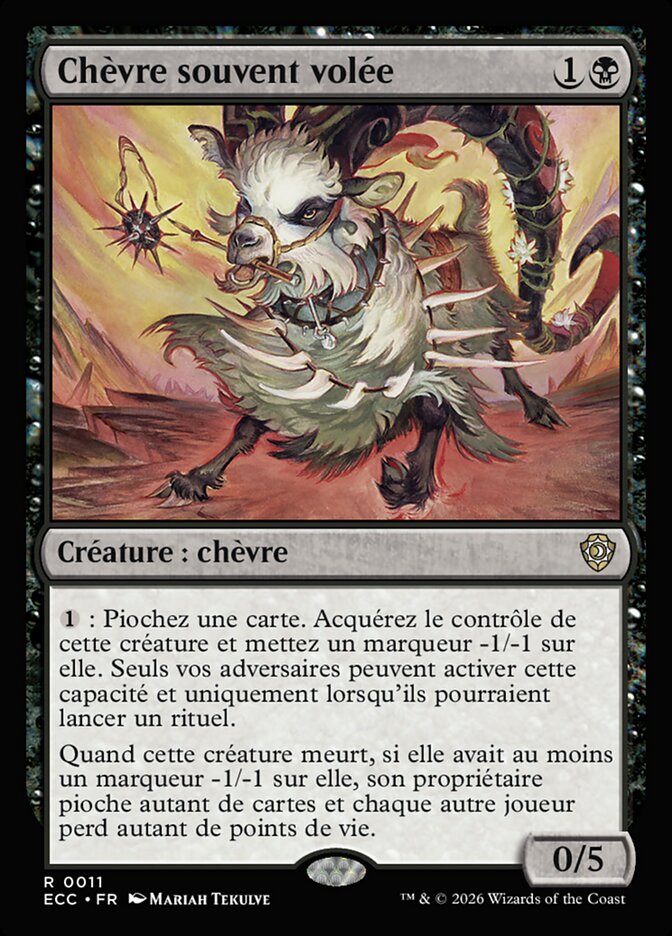 Chèvre souvent volée