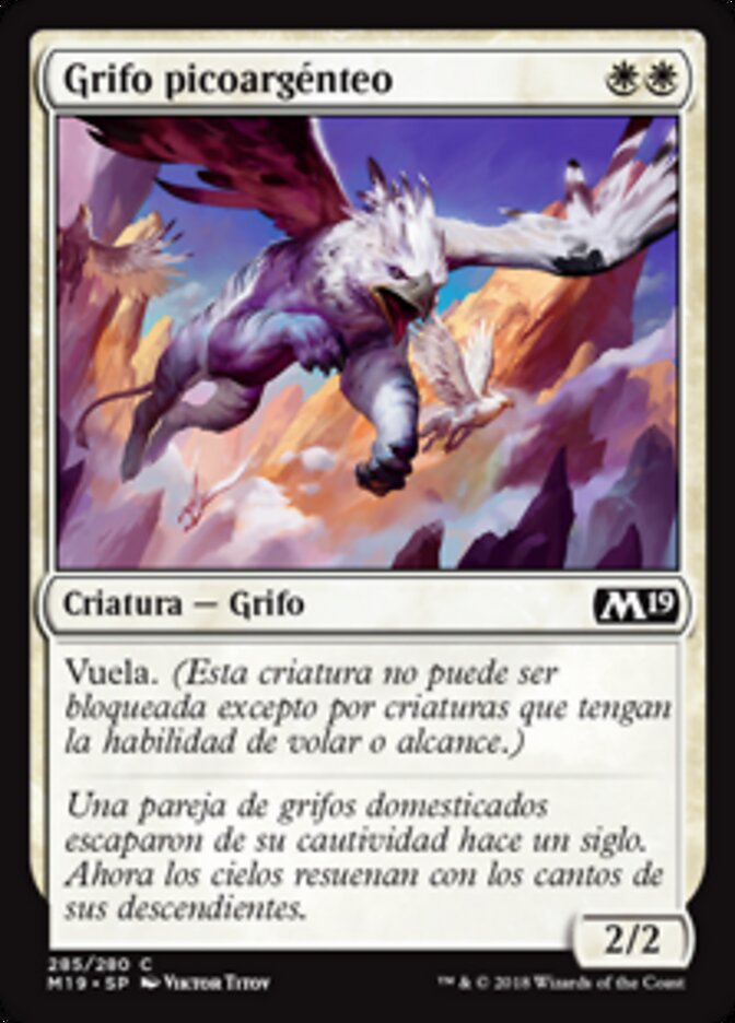 Grifo picoargénteo