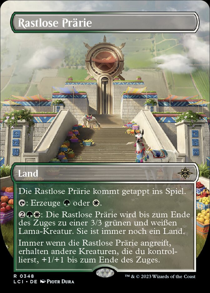 Rastlose Prärie