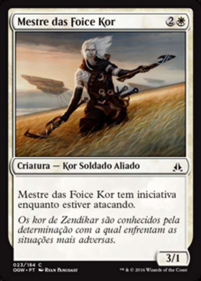 Mestre das Foice Kor