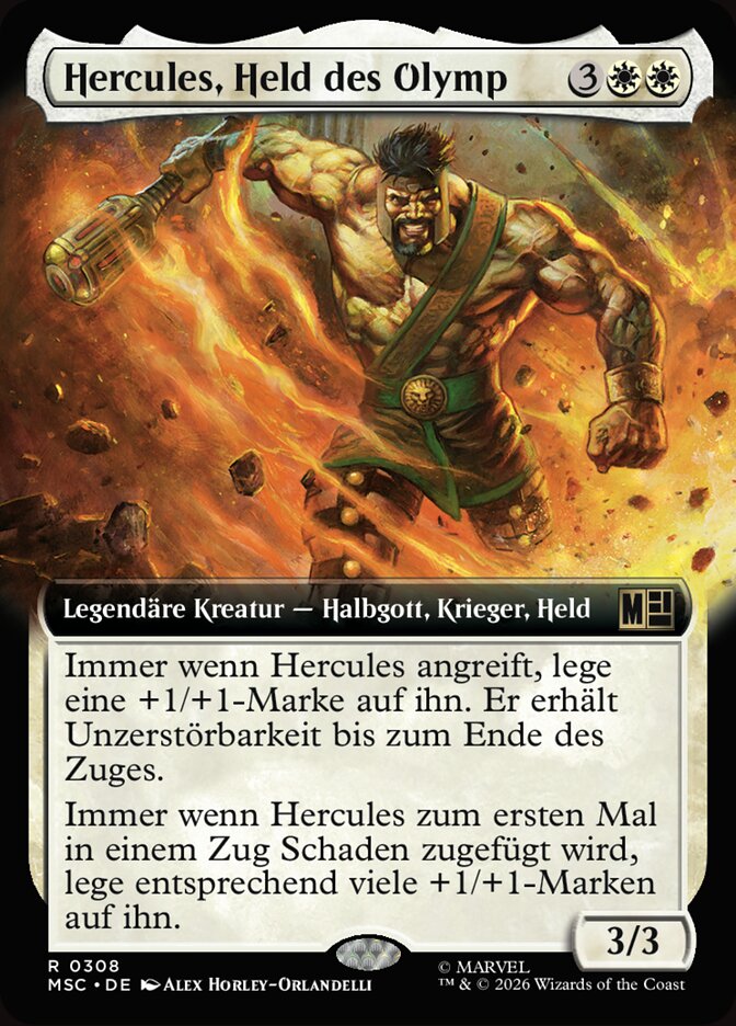 Hercules, Held des Olymp