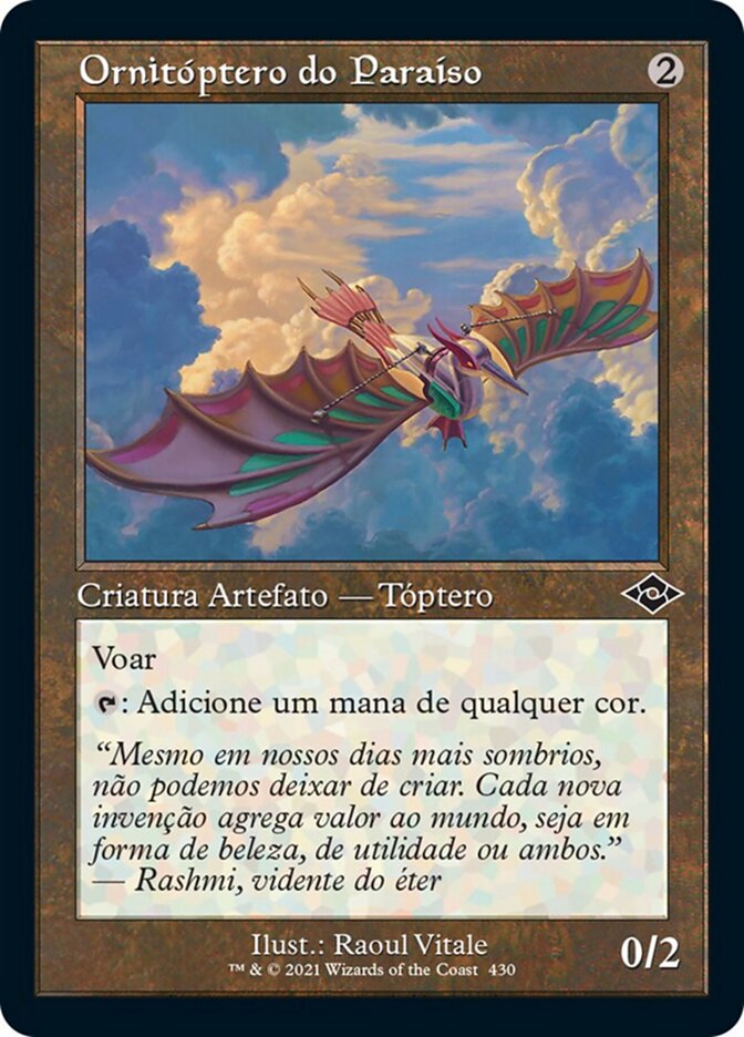 Ornitóptero do Paraíso