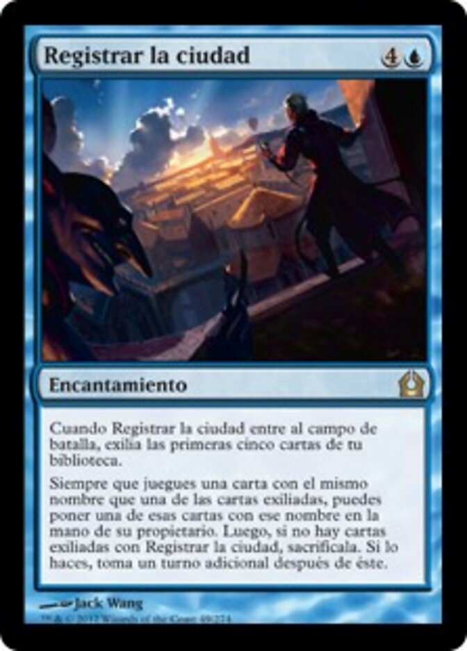 Registrar la ciudad