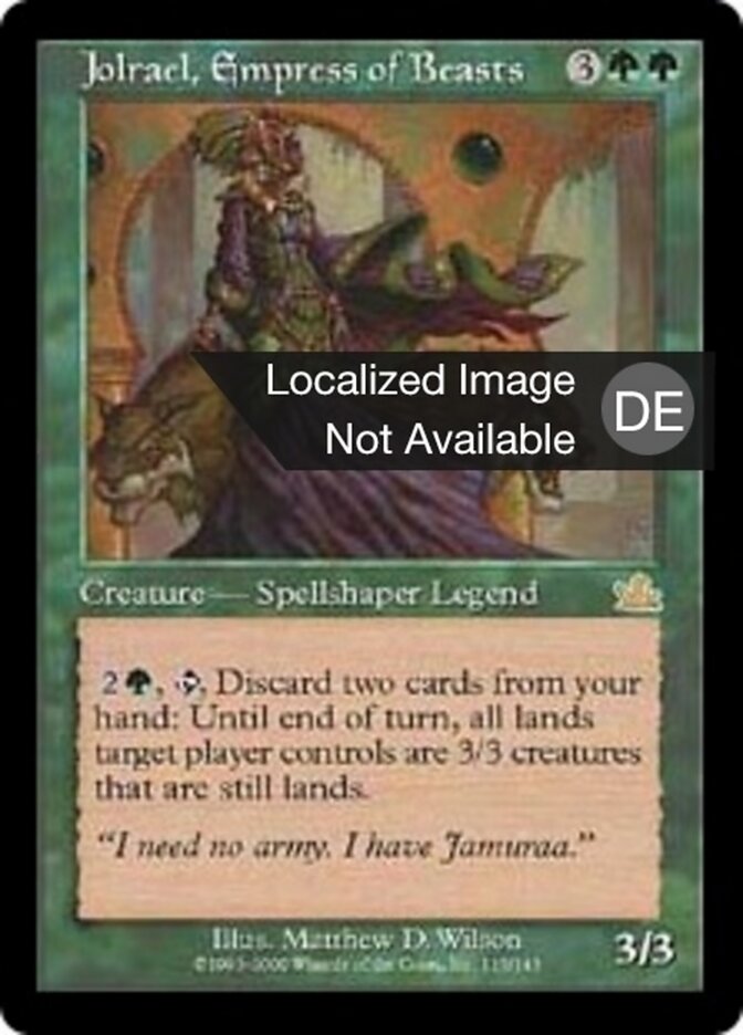 Jolrael, Herrin der Tiere