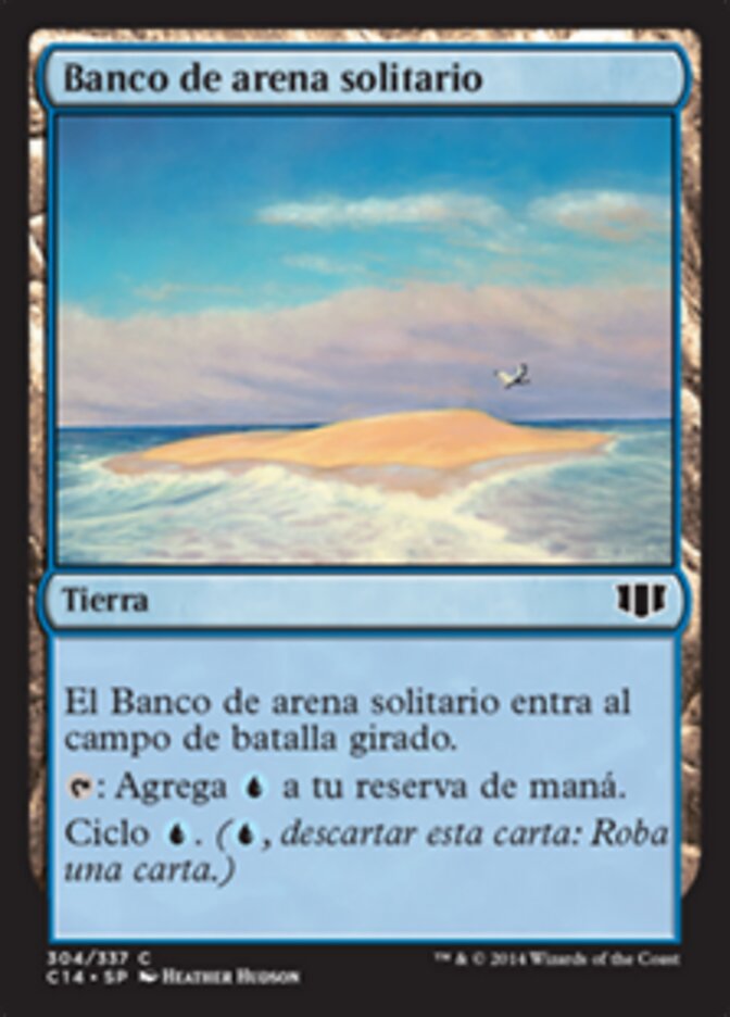 Banco de arena solitario