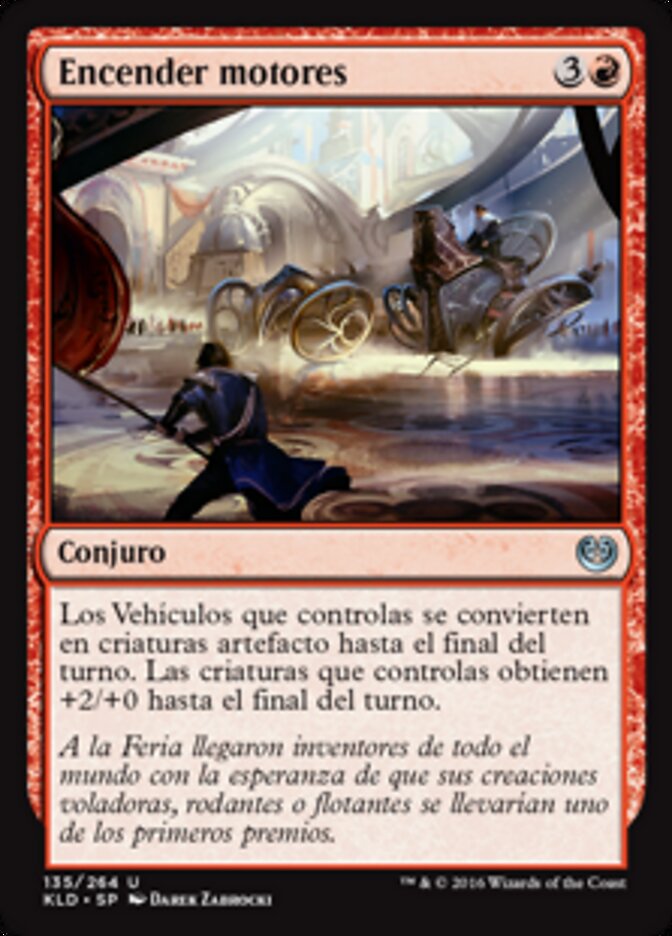 Encender motores