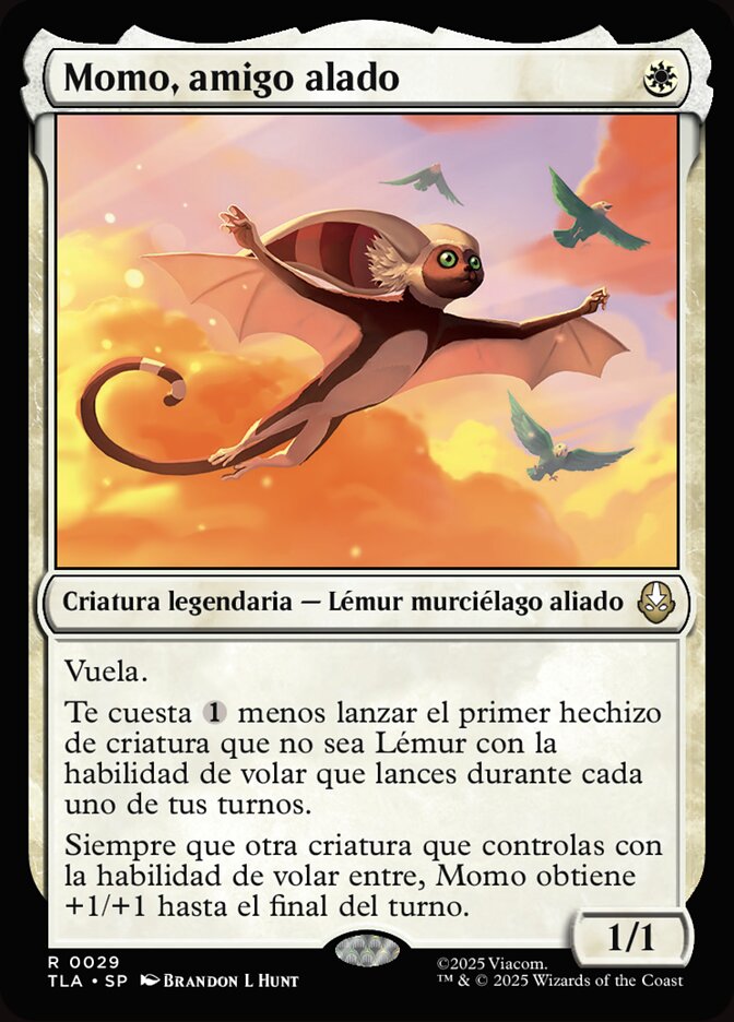 Momo, amigo alado