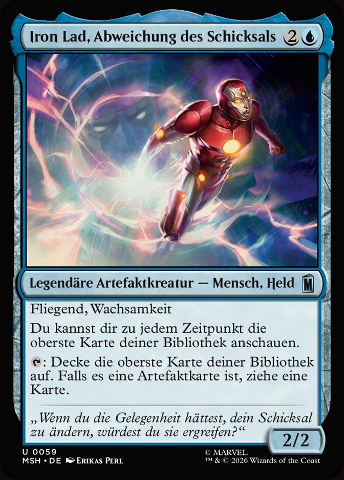 Iron Lad, Abweichung des Schicksals